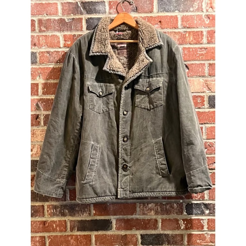 Guess‎ Corduroy Mens Coat Size Medium |